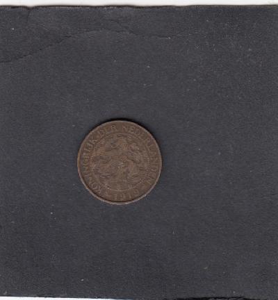 Beschrijving: 1 Cent WILHELMINA  